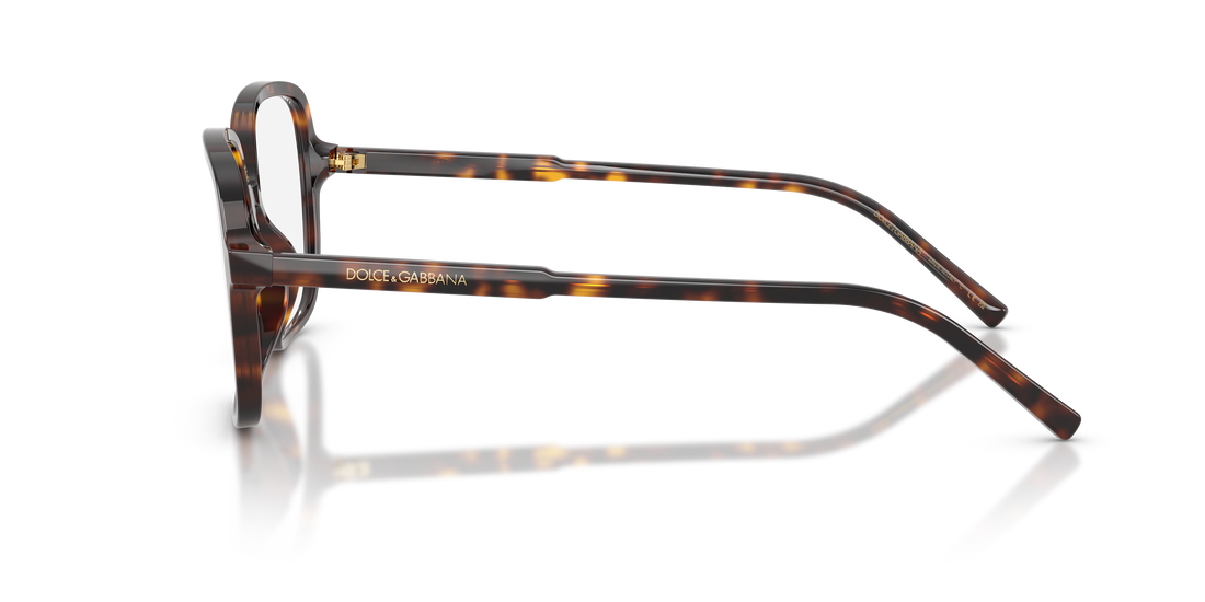 Gafas graduadas dolce & gabbana dg3442 502 havana square femenino talla 55mm - Vista de detalle