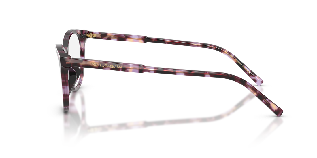 Gafas graduadas dolce & gabbana dg3443 3477 violeta cat eye femenino talla 53mm - Vista de detalle