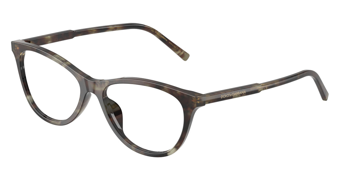 Brillen dolce & gabbana dg3443 3478 verde cat eye femenino größe 53mm - Hauptansicht