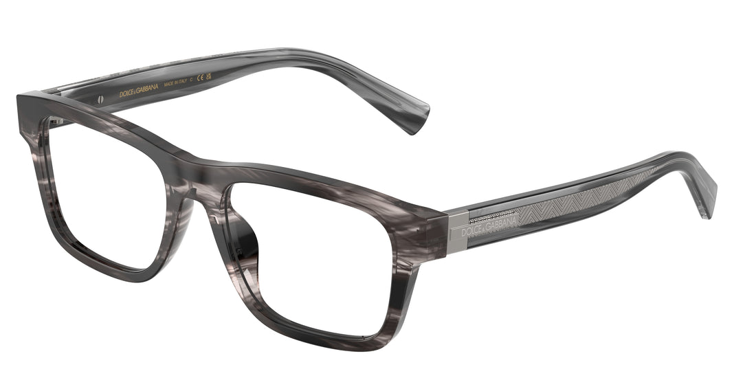 Gafas graduadas dolce & gabbana dg3446 3440 gris rectangular masculino talla 53mm - Vista principal