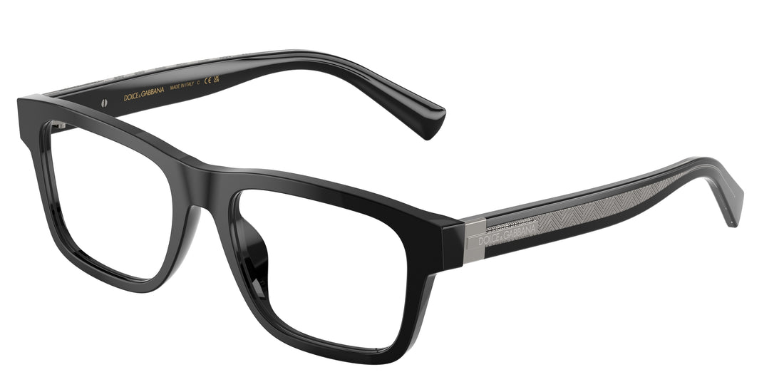 Gafas graduadas dolce & gabbana dg3446 501 negro rectangular masculino talla 53mm - Vista principal