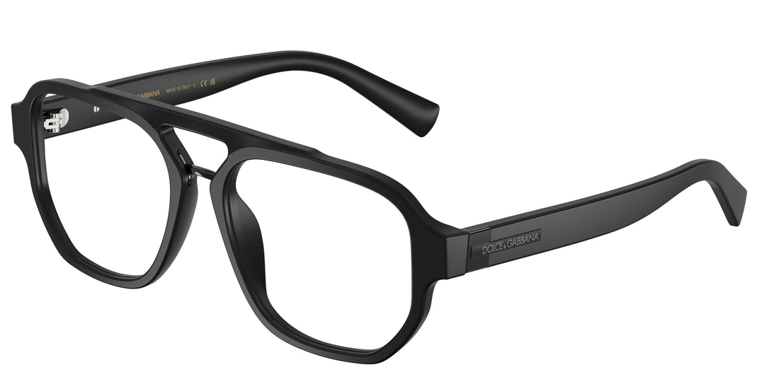 Brillen dolce & gabbana dg3447 2525 negro pilot masculino größe 56mm - Hauptansicht