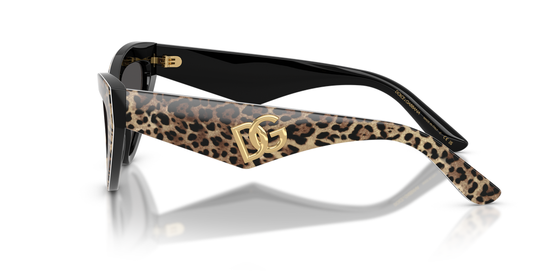 Sunglasses dolce & gabbana dg4439 316387 marron cat eye femenino size 55mm - Detailed view