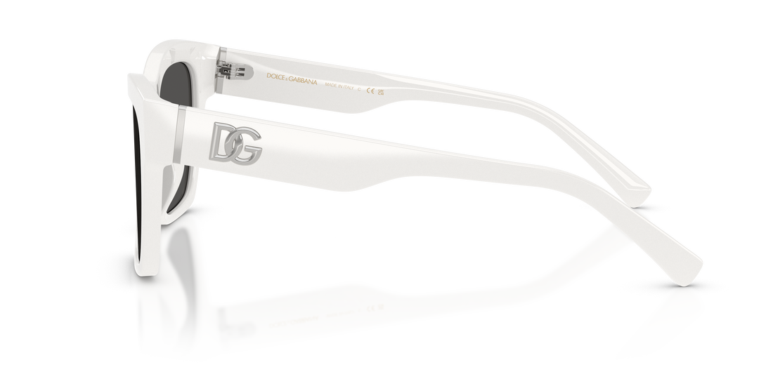 Óculos de sol dolce & gabbana dg4512 331287 blanco square femenino tamanho 53mm - Vista de detalhe