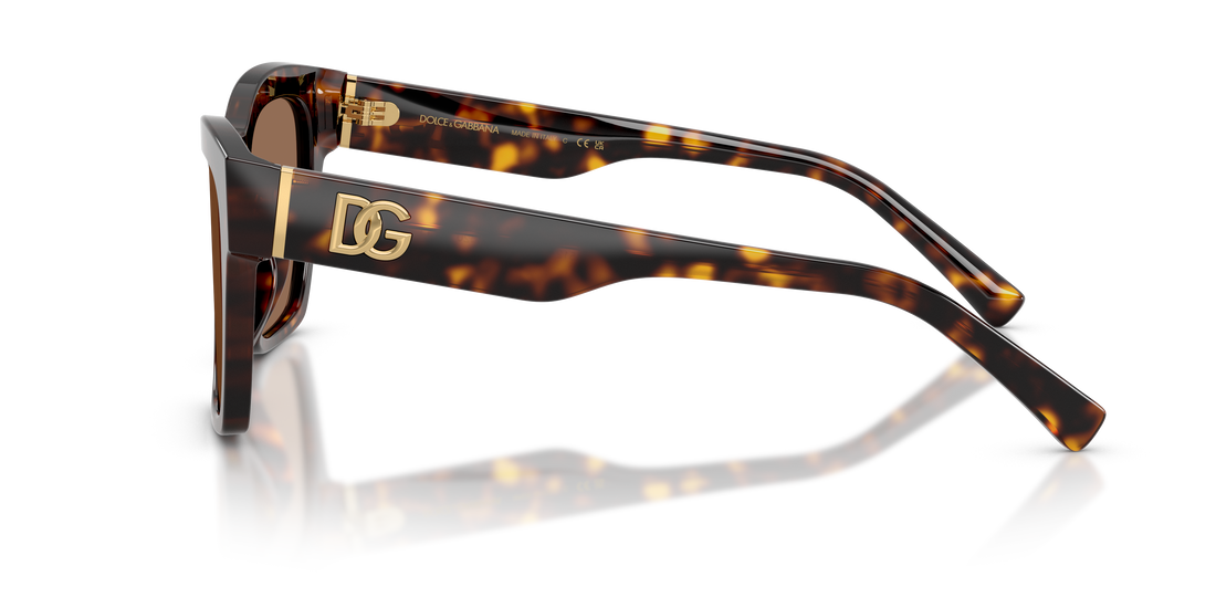 Sunglasses dolce & gabbana dg4512 502/73 havana square femenino size 53mm - Detailed view