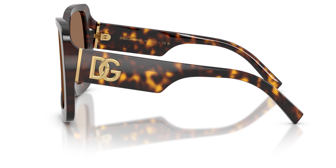 Sunglasses dolce & gabbana dg4513 502/73 havana square femenino size 55mm - Detailed view