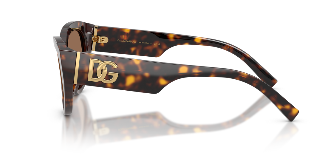 Sunglasses dolce & gabbana dg4514 502/73 havana cat eye femenino size 55mm - Detailed view