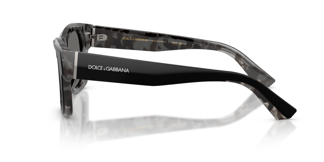 Sunglasses dolce & gabbana dg4515 3403/1 negro square masculino size 52mm - Detailed view