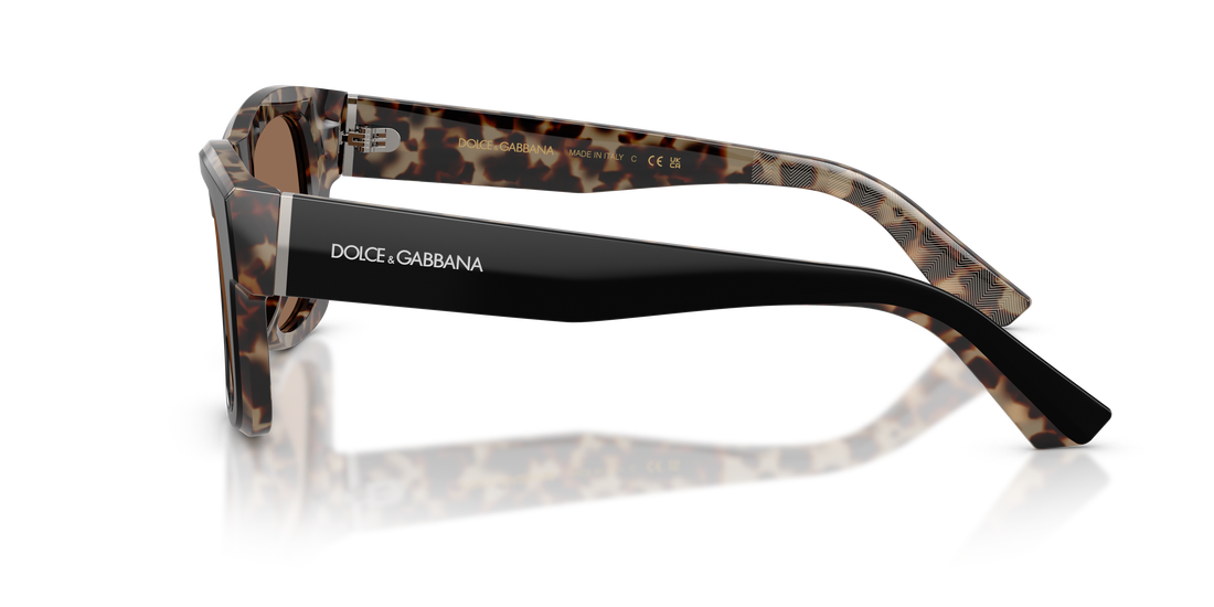 Sunglasses dolce & gabbana dg4515 341773 negro square masculino size 52mm - Detailed view