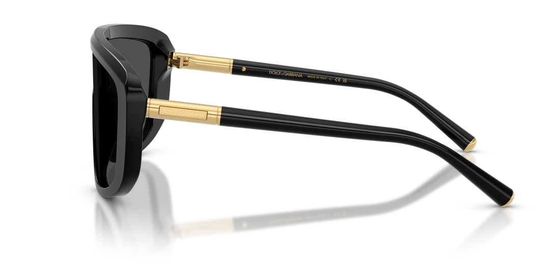 Occhiali da sole dolce & gabbana dg4520 501/87 negro rectangular masculino taglia 28mm - Vista dettagliata