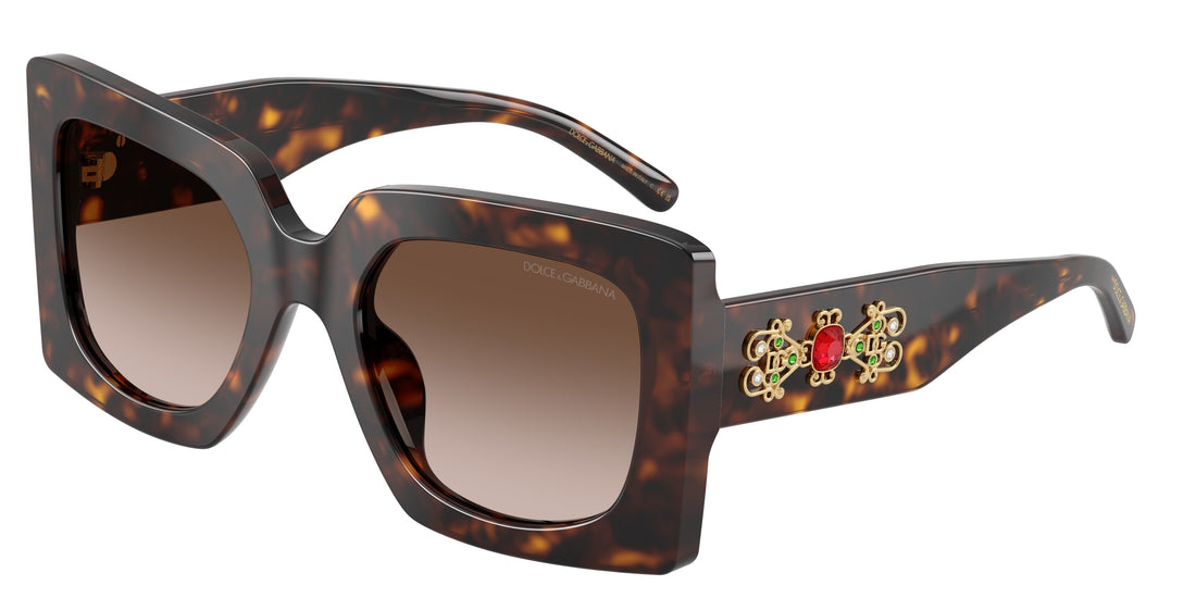 Occhiali da sole dolce & gabbana dg4525b 502/13 havana square femenino taglia 54mm - Vista principale