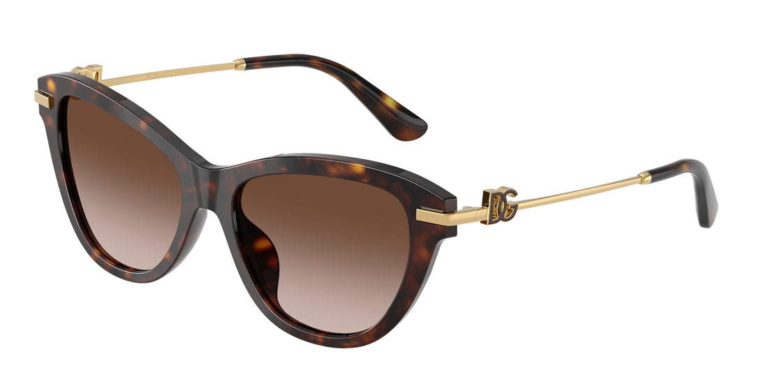 Sunglasses dolce & gabbana dg4534 502/13 havana butterfly femenino size 53mm - Main view