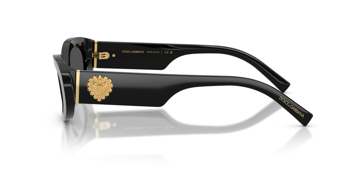 Gafas de sol dolce & gabbana dg4537 501/87 negro oval femenino talla 53mm - Vista de detalle