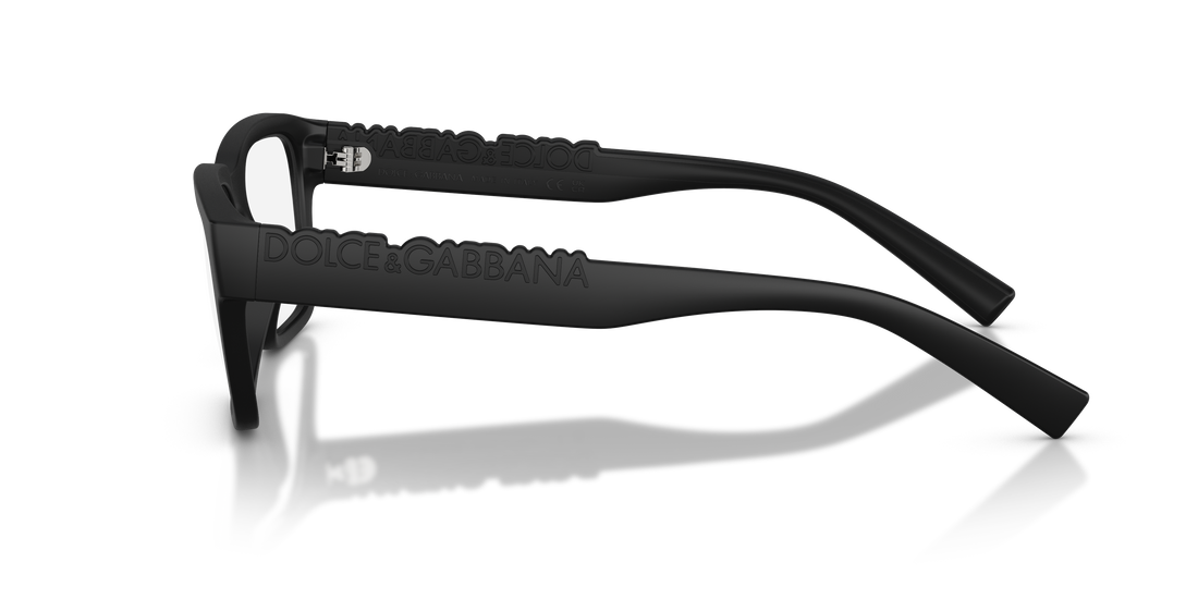Gafas graduadas dolce & gabbana dg5112 2525 negro rectangular unisex talla 55mm - Vista de detalle