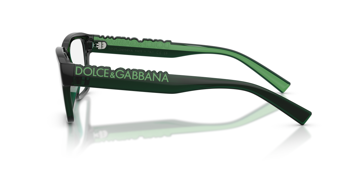 Prescription glasses dolce & gabbana dg5112 3008 verde rectangular unisex size 55mm - Detailed view