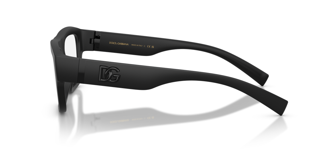 Gafas graduadas dolce & gabbana dg5114 2525 negro rectangular masculino talla 57mm - Vista de detalle