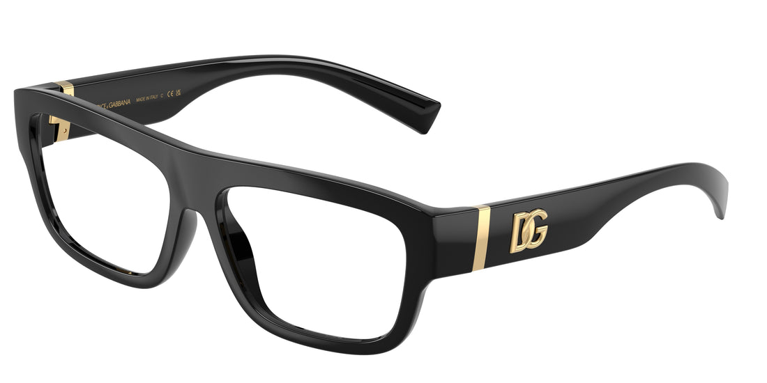 Gafas graduadas dolce & gabbana dg5114 501 negro rectangular masculino talla 57mm - Vista principal