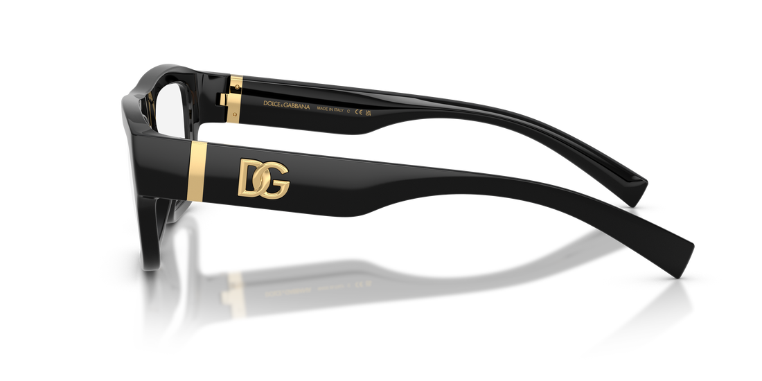 Gafas graduadas dolce & gabbana dg5114 501 negro rectangular masculino talla 57mm - Vista de detalle