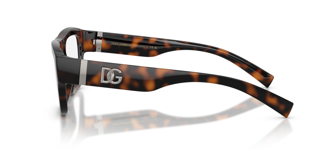 Gafas graduadas dolce & gabbana dg5114 502 havana rectangular masculino talla 55mm - Vista de detalle