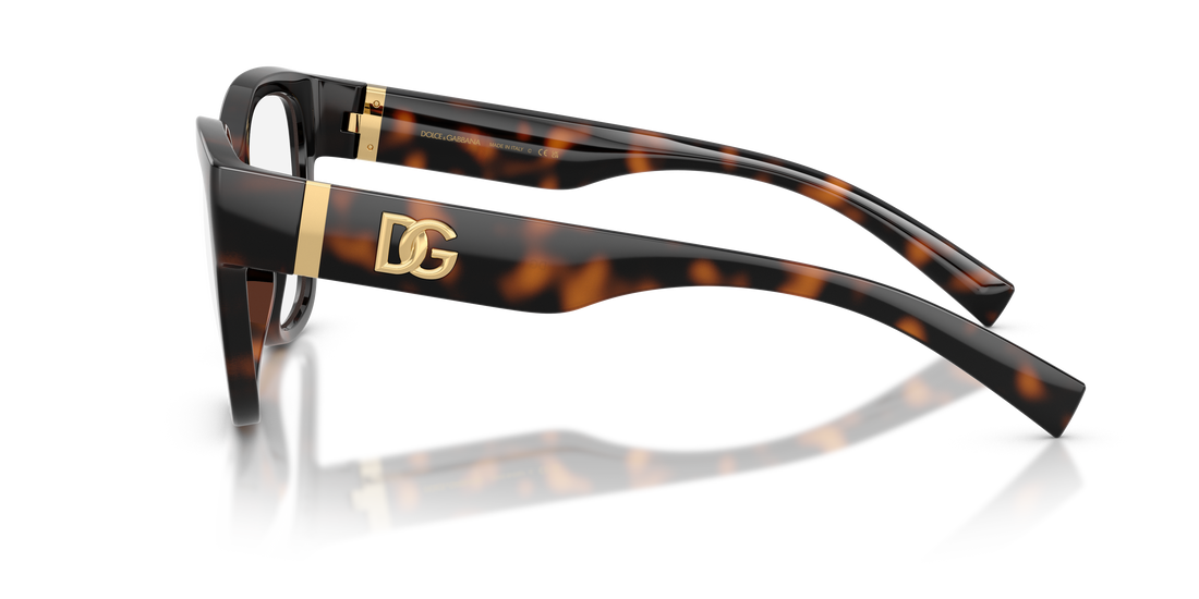 Gafas graduadas dolce & gabbana dg5115 502 havana butterfly femenino talla 53mm - Vista de detalle