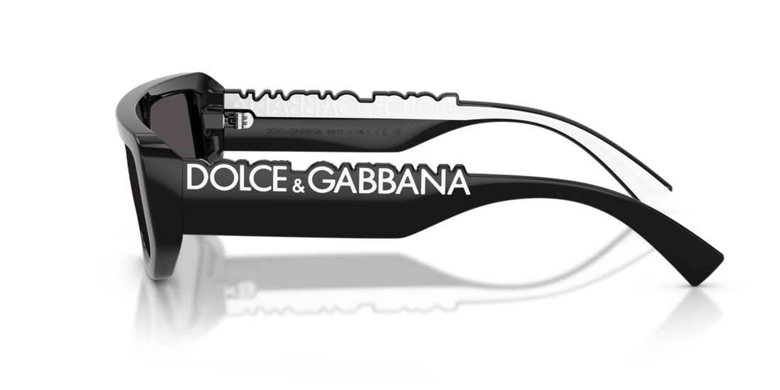 Sunglasses dolce & gabbana dg6203 501/87 negro rectangular unisex size 56mm - Detailed view