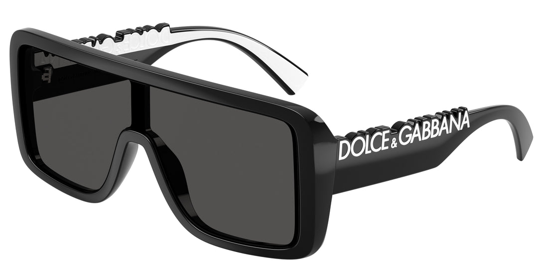 Occhiali da sole dolce & gabbana dg6204 501/87 negro rectangular unisex taglia 34mm - Vista principale