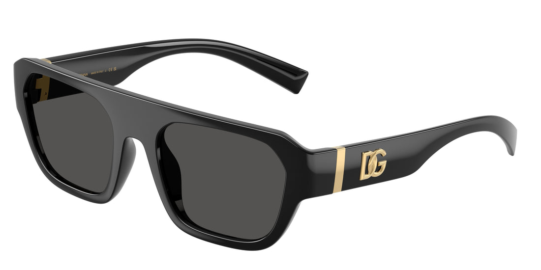 Sunglasses dolce & gabbana dg6206 501/87 negro square masculino size 54mm - Main view
