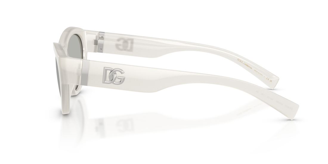 Sunglasses dolce & gabbana dg6207 30398v blanco cat eye femenino size 54mm - Detailed view