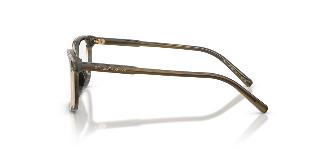 Gafas graduadas dolce & gabbana dx3003 3480 verde square infantil talla 51mm - Vista de detalle