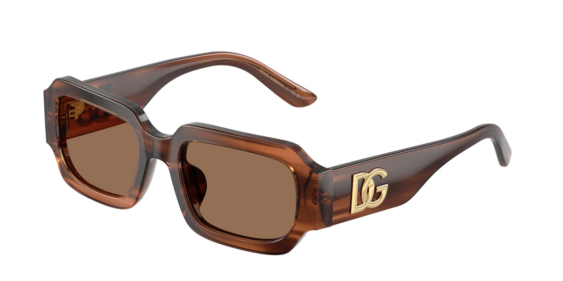 Lunettes de soleil dolce & gabbana dx4011 348173 marron square infantil taille 48mm - Vue principale