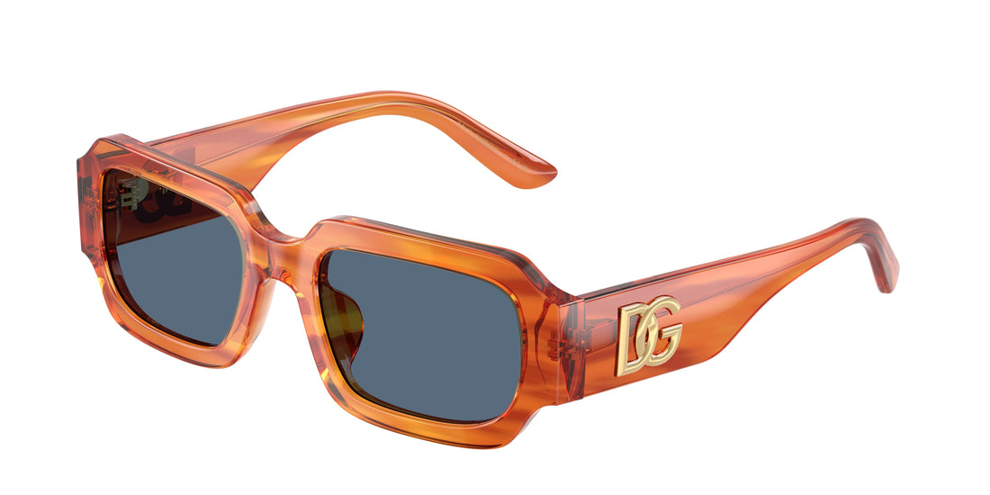 Lunettes de soleil dolce & gabbana dx4011 348380 marron square infantil taille 48mm - Vue principale
