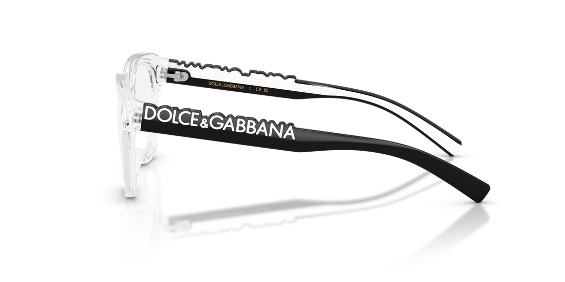 Prescription glasses dolce & gabbana dx5007 3133 transparente pantos infantil size 49mm - Detailed view