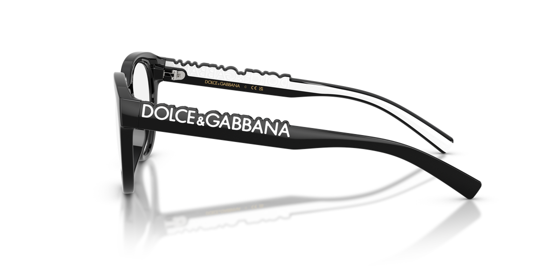 Prescription glasses dolce & gabbana dx5007 501 negro pantos infantil size 49mm - Detailed view