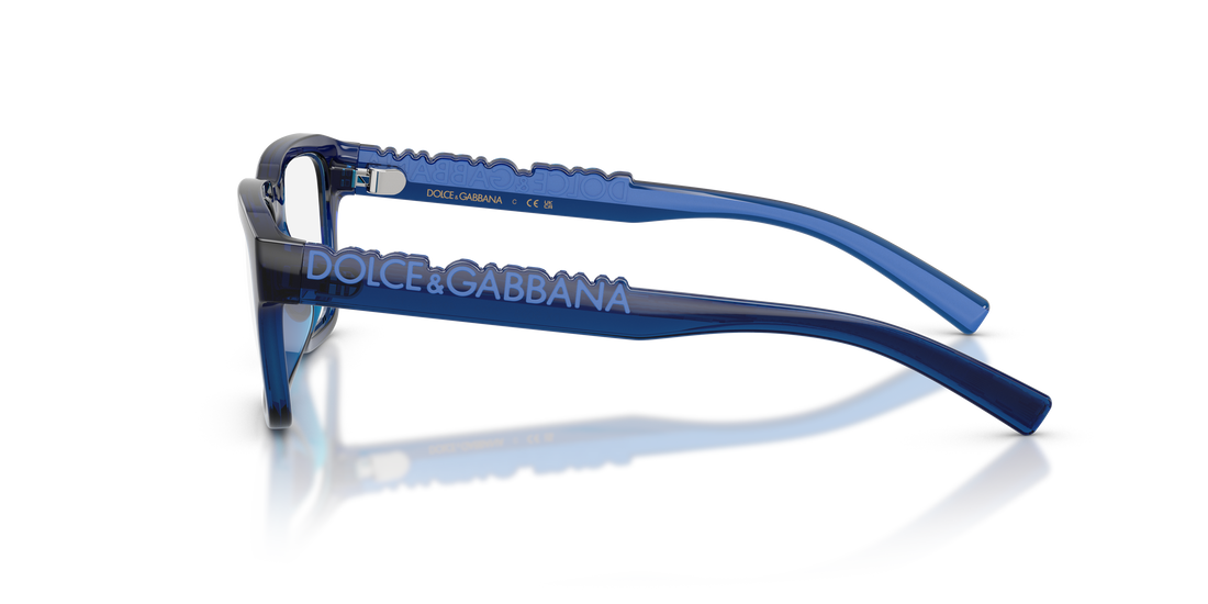 Prescription glasses dolce & gabbana dx5008 3009 azul rectangular infantil size 49mm - Detailed view