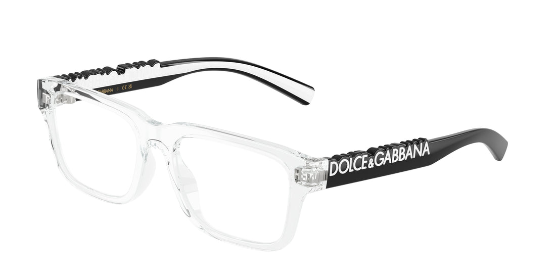 Prescription glasses dolce & gabbana dx5008 3133 transparente rectangular infantil size 49mm - Main view