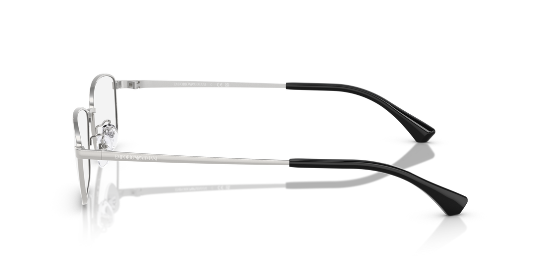 Óculos graduados emporio armani ea1169d 3015 plateado pillow masculino tamanho 55mm - Vista de detalhe