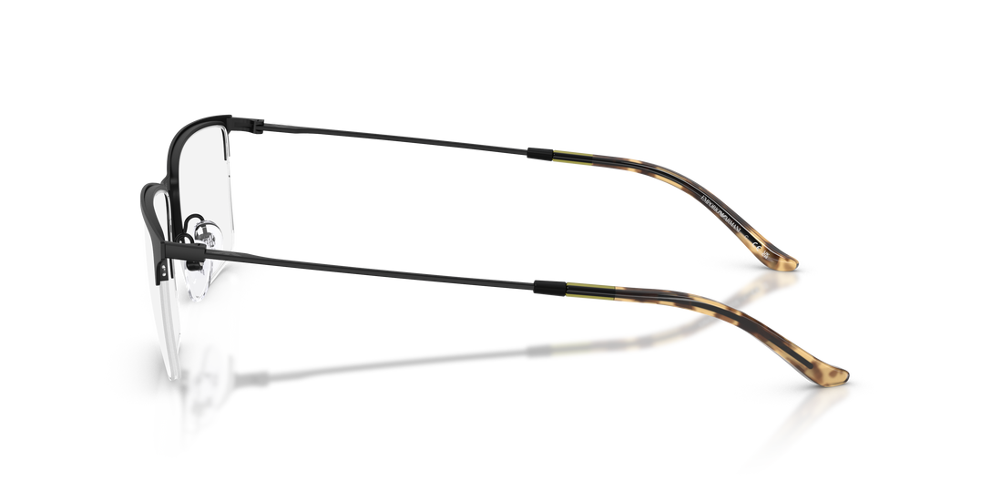 Óculos graduados emporio armani ea1171 3001 negro rectangular masculino tamanho 55mm - Vista de detalhe