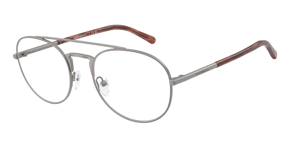 Occhiali da vista emporio armani ea1178 3423 gris pilot masculino taglia 53mm - Vista principale