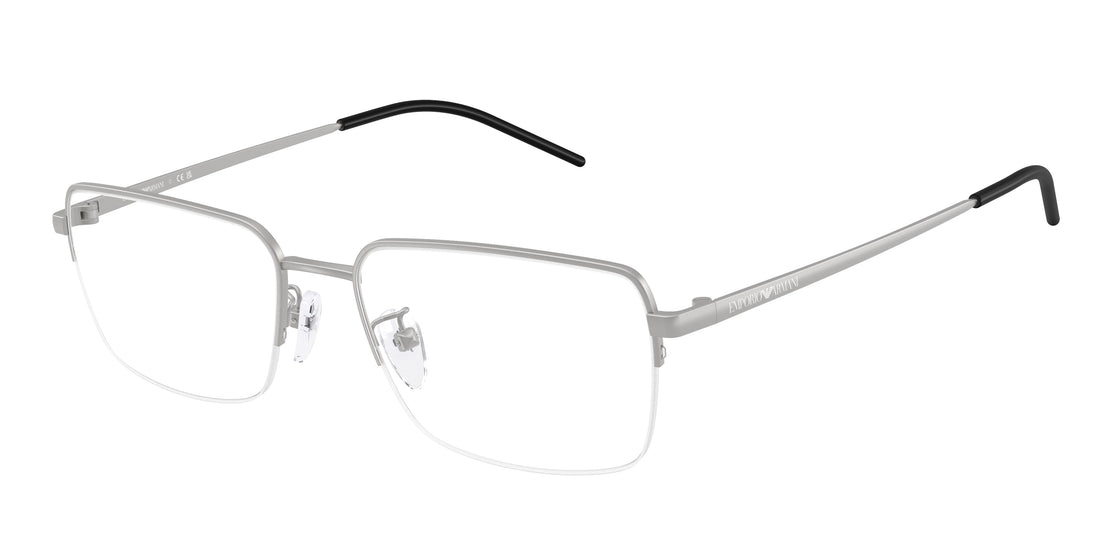Occhiali da vista emporio armani ea1180d 3015 plateado pillow masculino taglia 56mm - Vista principale
