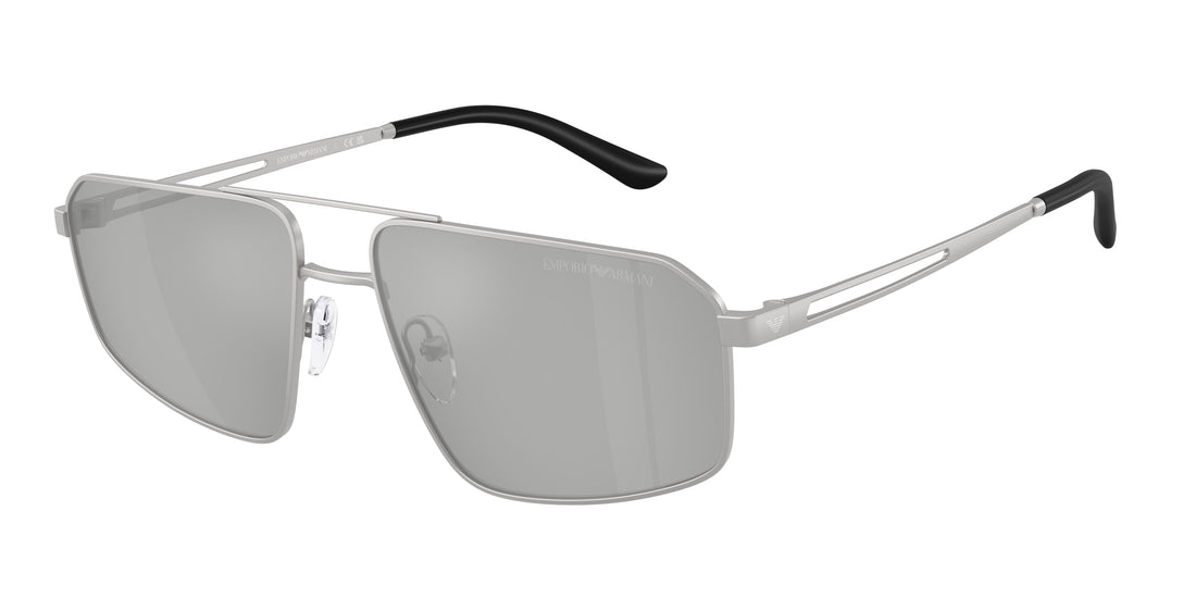 Gafas de sol emporio armani ea2173 30458v plateado pilot masculino talla 59mm - Vista principal