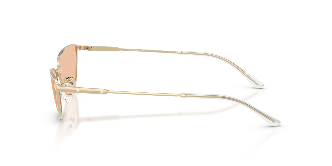 Gafas de sol emporio armani ea2174b 301393 dorado cat eye femenino talla 55mm - Vista de detalle