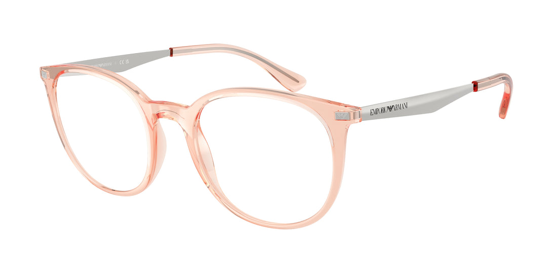 Óculos graduados emporio armani ea3168 6346 rosa pantos femenino tamanho 52mm - Vista principal