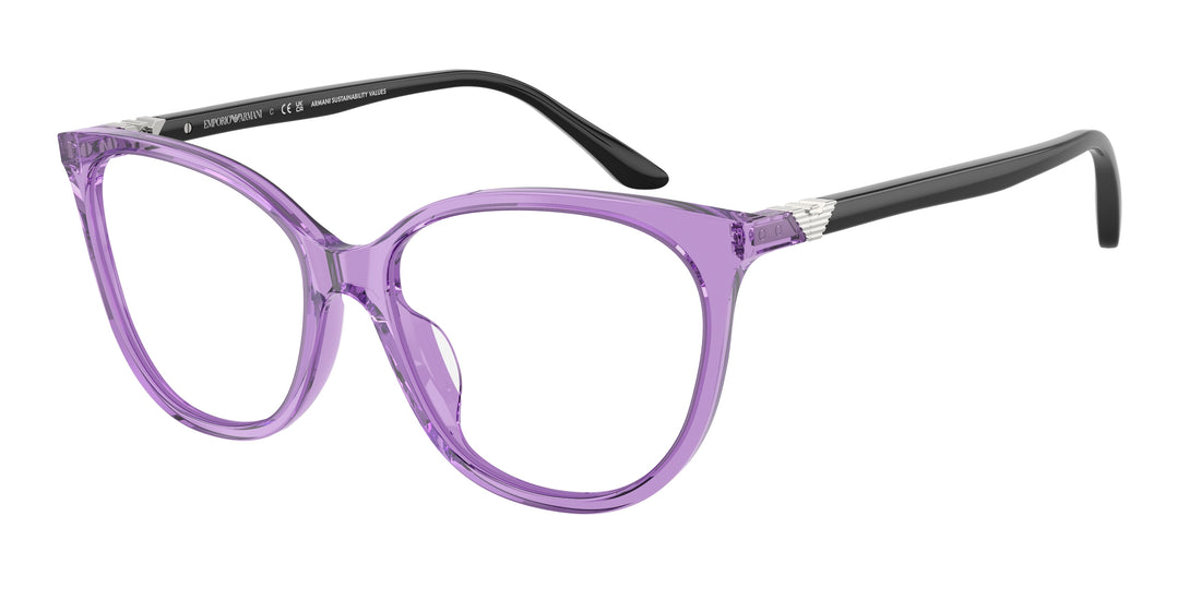 Brillen emporio armani ea3249u 6197 azul cat eye femenino größe 55mm - Hauptansicht