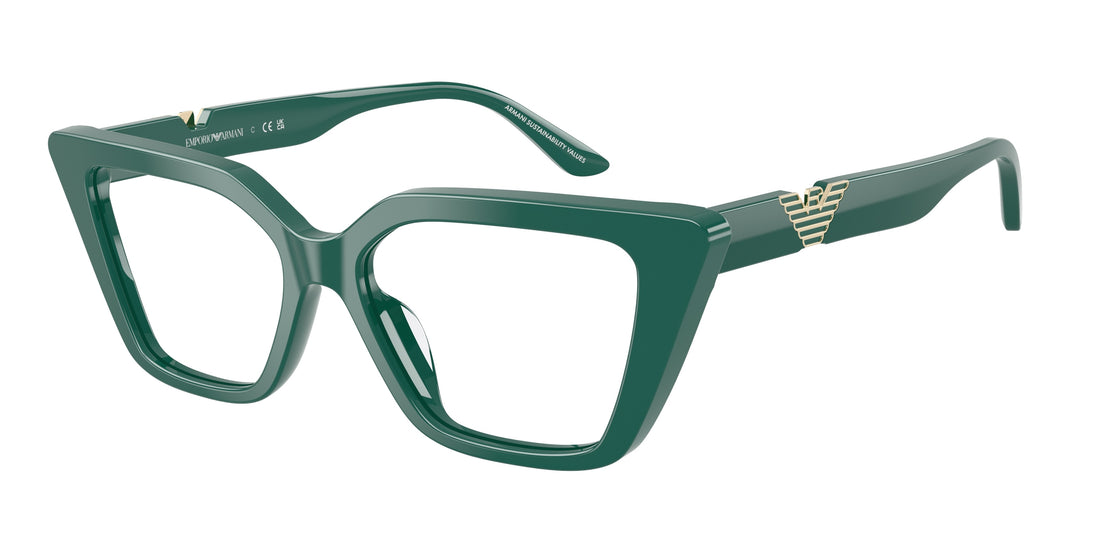 Occhiali da vista emporio armani ea3273u 6324 verde cat eye femenino taglia 52mm - Vista principale