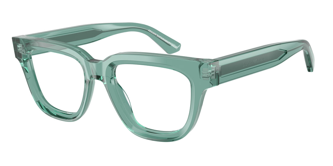 Óculos graduados emporio armani ea3281 6365 verde irregular femenino tamanho 49mm - Vista principal