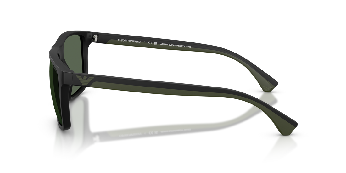 Sonnenbrillen emporio armani ea4033 500171 negro square masculino größe 56mm - Detailansicht