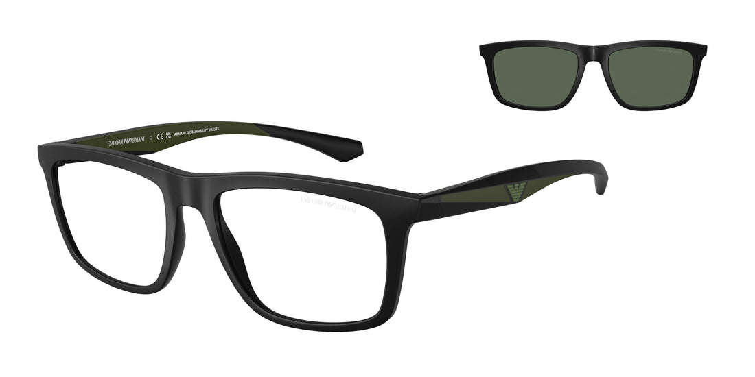 Sonnenbrillen emporio armani ea4235 50011w negro square masculino größe 53mm - Hauptansicht