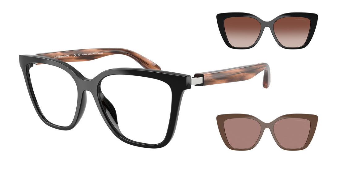 Sonnenbrillen emporio armani ea4254u 62661w negro cat eye femenino größe 52mm - Hauptansicht