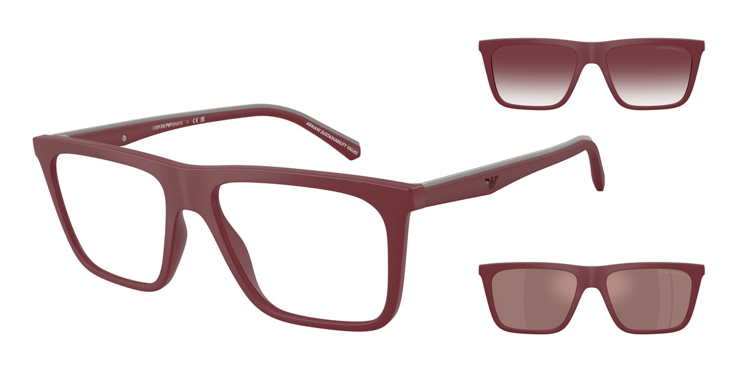 Sonnenbrillen emporio armani ea4258 52611w rojo square masculino größe 54mm - Hauptansicht