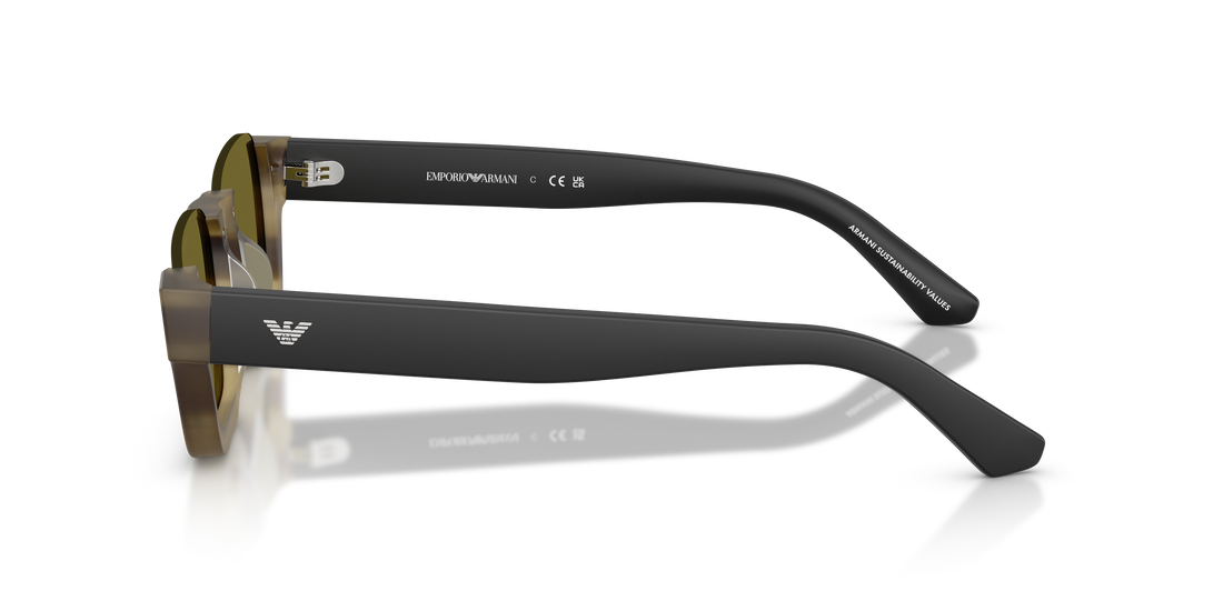 Gafas de sol emporio armani ea4268u 6369/2 verde irregular unisex talla 58mm - Vista de detalle